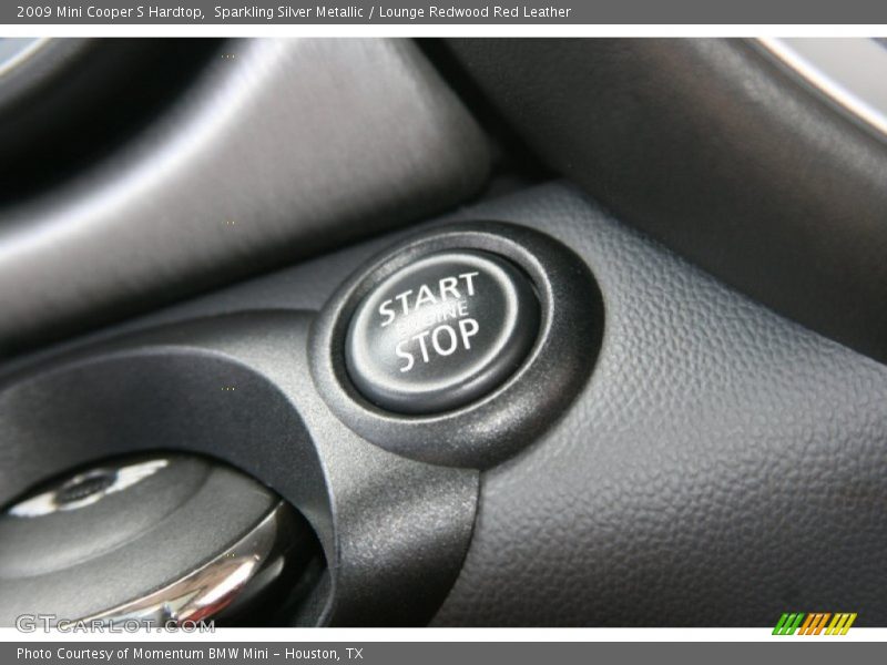 Sparkling Silver Metallic / Lounge Redwood Red Leather 2009 Mini Cooper S Hardtop