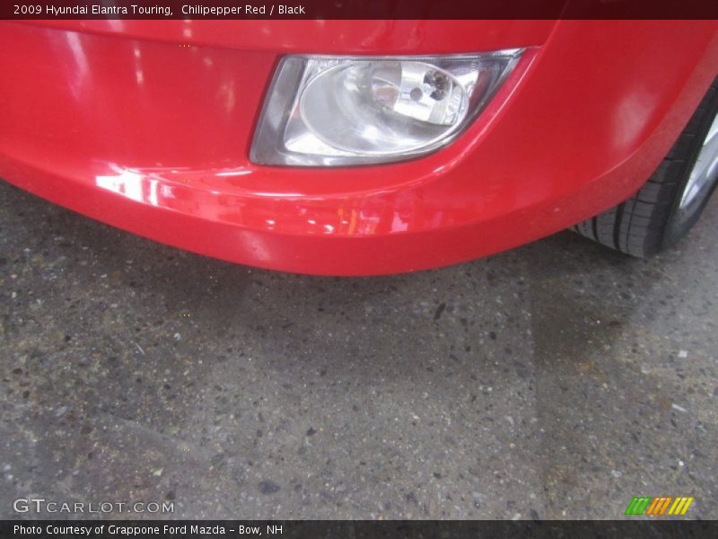 Chilipepper Red / Black 2009 Hyundai Elantra Touring