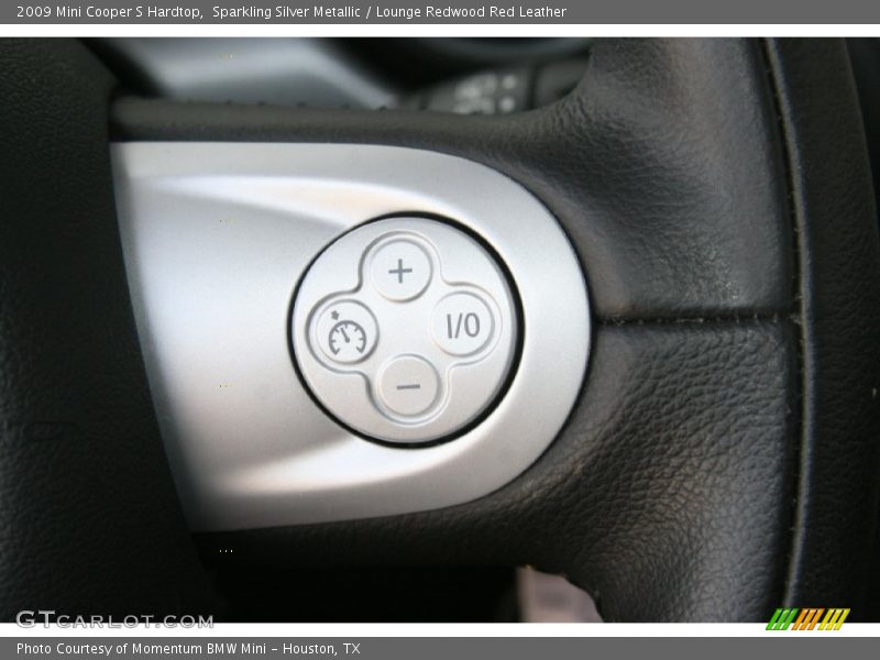 Sparkling Silver Metallic / Lounge Redwood Red Leather 2009 Mini Cooper S Hardtop