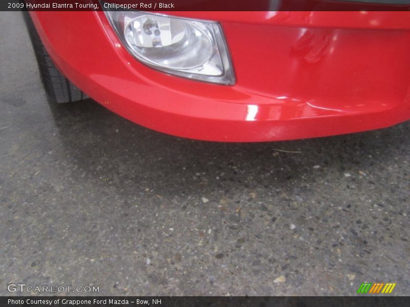 Chilipepper Red / Black 2009 Hyundai Elantra Touring