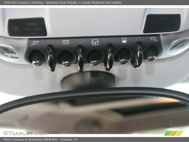 Sparkling Silver Metallic / Lounge Redwood Red Leather 2009 Mini Cooper S Hardtop
