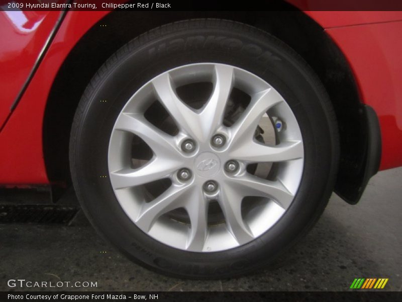 Chilipepper Red / Black 2009 Hyundai Elantra Touring
