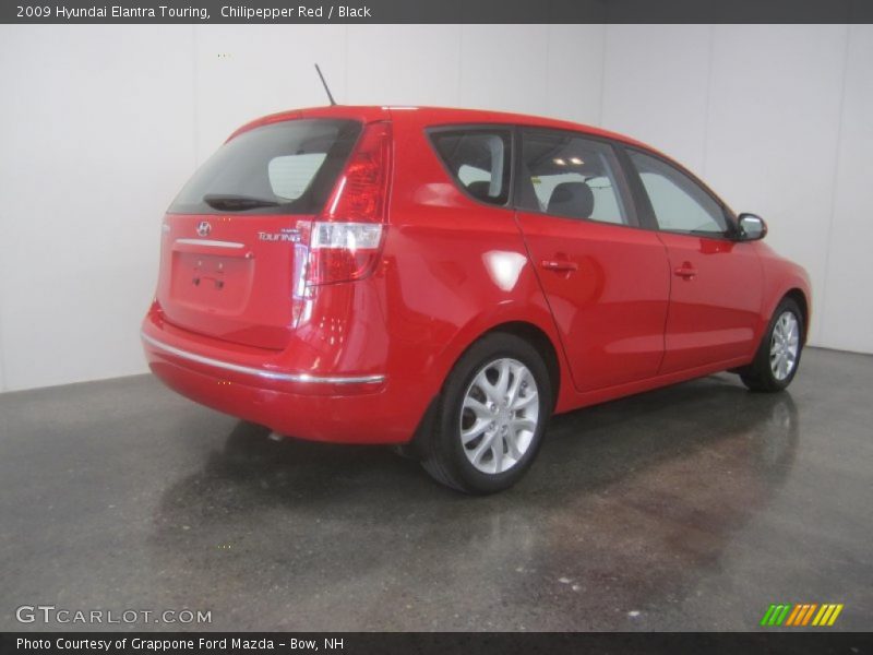Chilipepper Red / Black 2009 Hyundai Elantra Touring