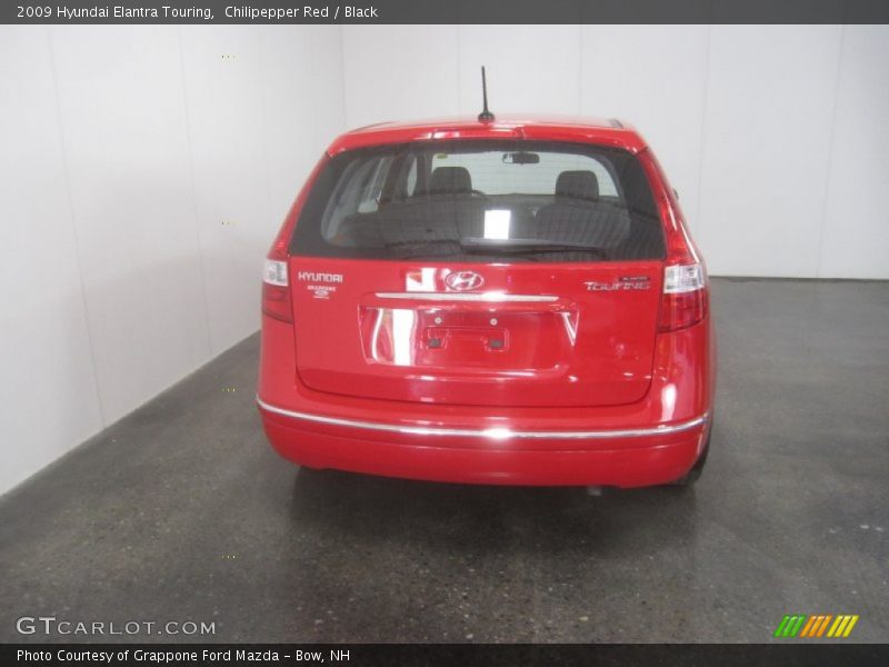 Chilipepper Red / Black 2009 Hyundai Elantra Touring