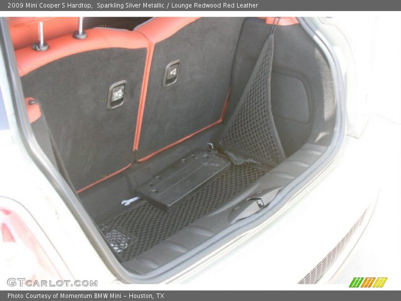 Sparkling Silver Metallic / Lounge Redwood Red Leather 2009 Mini Cooper S Hardtop