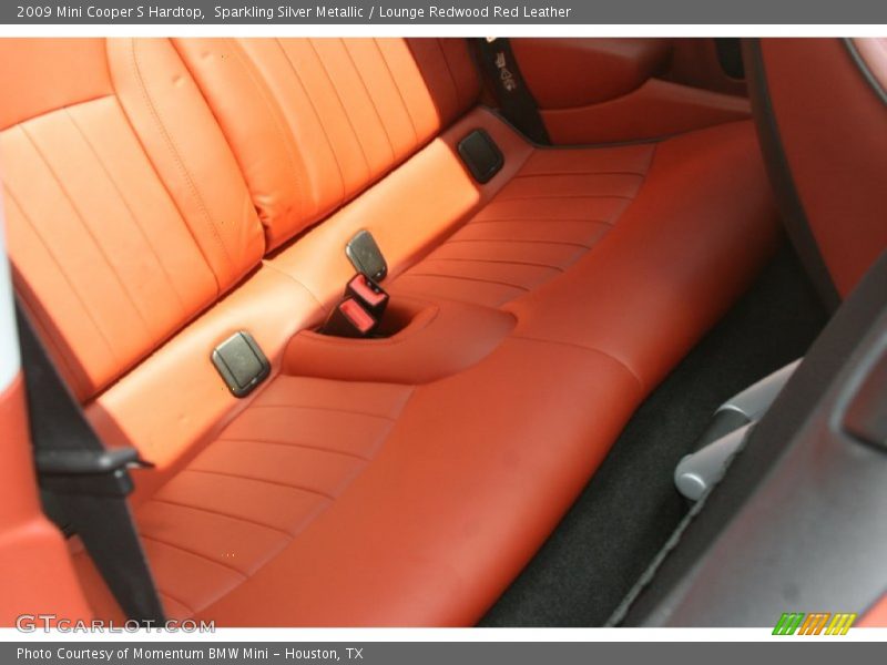 Sparkling Silver Metallic / Lounge Redwood Red Leather 2009 Mini Cooper S Hardtop