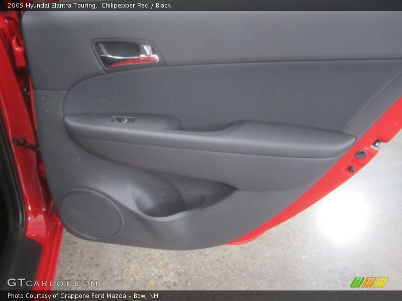 Chilipepper Red / Black 2009 Hyundai Elantra Touring