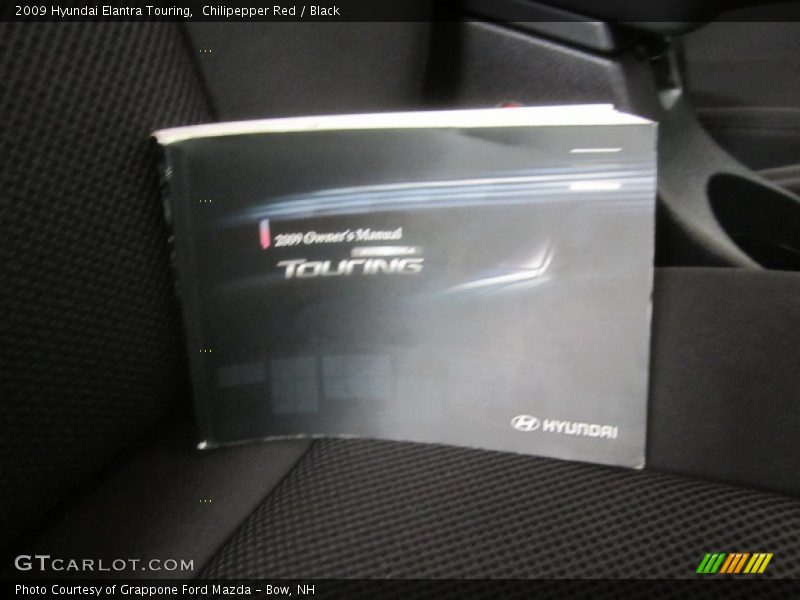 Chilipepper Red / Black 2009 Hyundai Elantra Touring