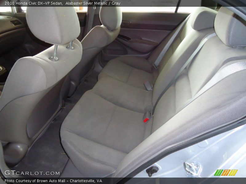 Alabaster Silver Metallic / Gray 2010 Honda Civic DX-VP Sedan