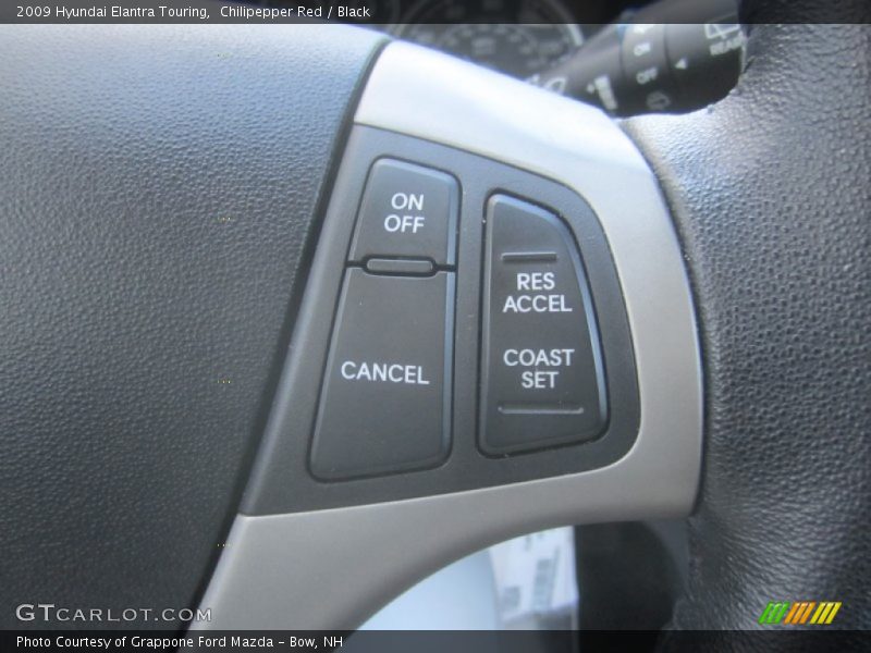 Chilipepper Red / Black 2009 Hyundai Elantra Touring