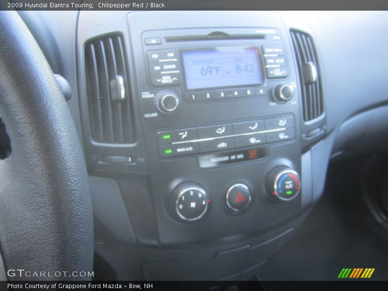 Chilipepper Red / Black 2009 Hyundai Elantra Touring