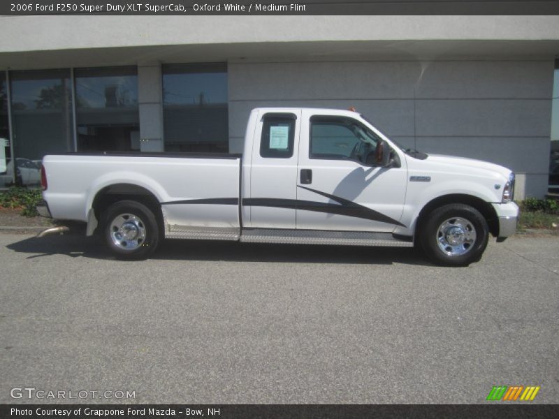 Oxford White / Medium Flint 2006 Ford F250 Super Duty XLT SuperCab