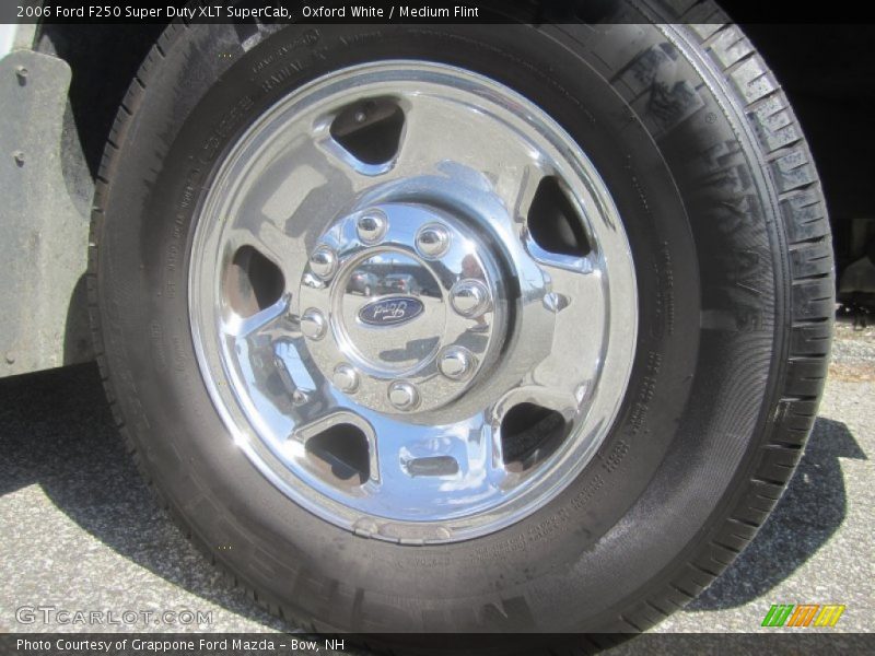 Oxford White / Medium Flint 2006 Ford F250 Super Duty XLT SuperCab