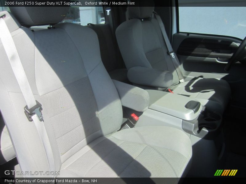 Oxford White / Medium Flint 2006 Ford F250 Super Duty XLT SuperCab
