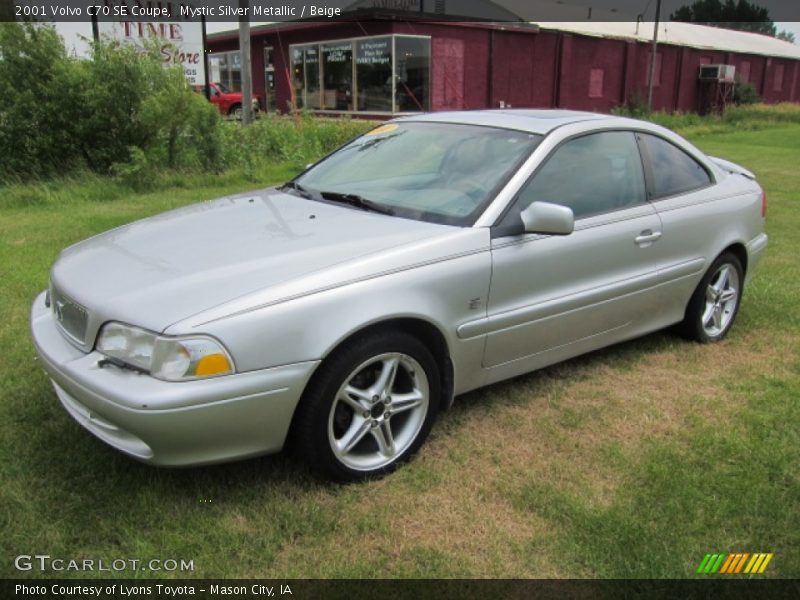 Mystic Silver Metallic / Beige 2001 Volvo C70 SE Coupe