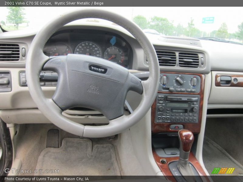Mystic Silver Metallic / Beige 2001 Volvo C70 SE Coupe