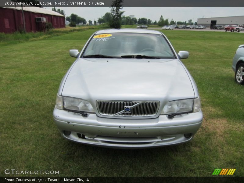 Mystic Silver Metallic / Beige 2001 Volvo C70 SE Coupe