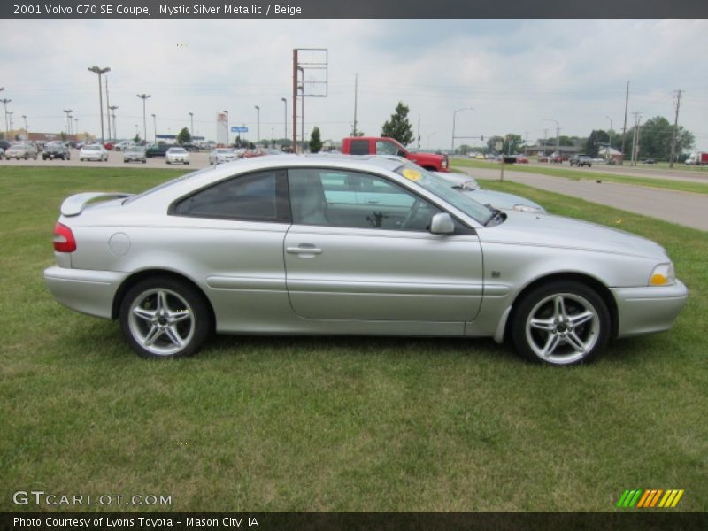Mystic Silver Metallic / Beige 2001 Volvo C70 SE Coupe
