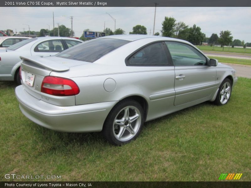 Mystic Silver Metallic / Beige 2001 Volvo C70 SE Coupe