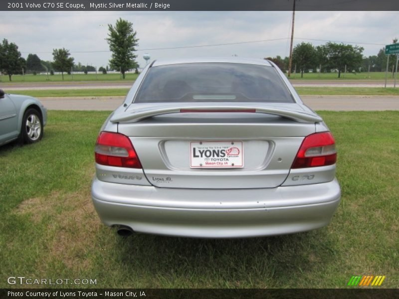 Mystic Silver Metallic / Beige 2001 Volvo C70 SE Coupe