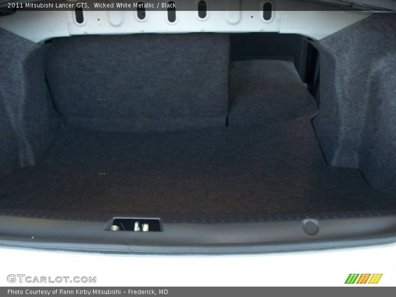 Wicked White Metallic / Black 2011 Mitsubishi Lancer GTS