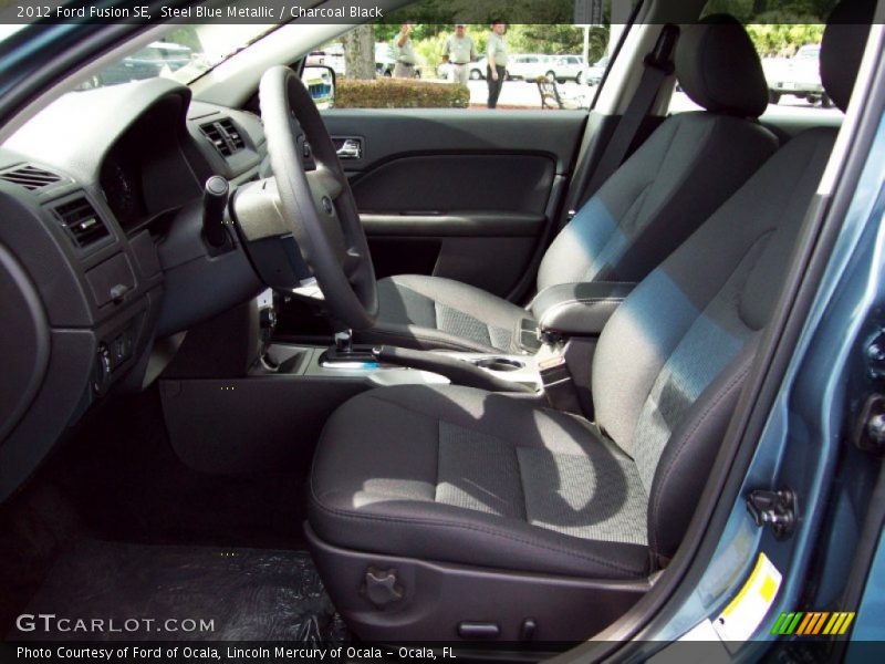  2012 Fusion SE Charcoal Black Interior