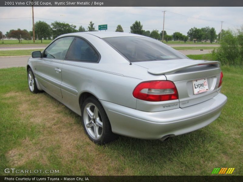 Mystic Silver Metallic / Beige 2001 Volvo C70 SE Coupe