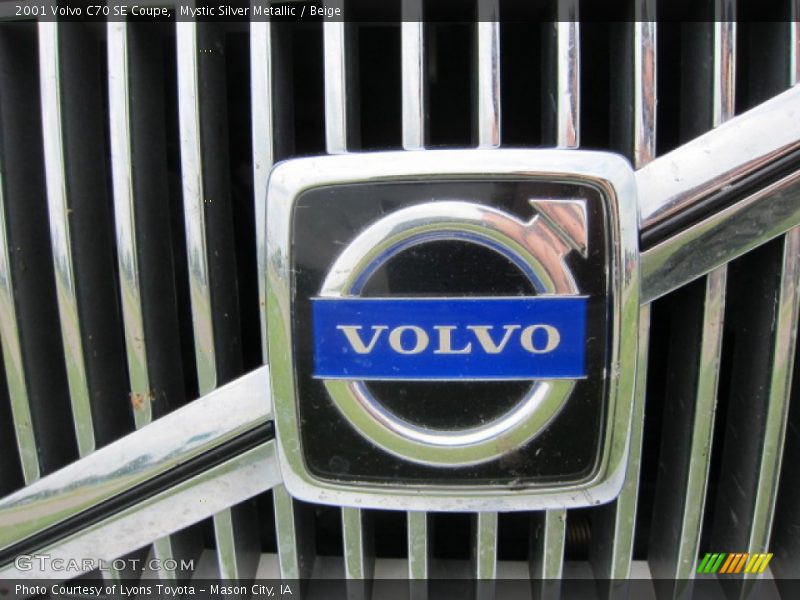 Mystic Silver Metallic / Beige 2001 Volvo C70 SE Coupe