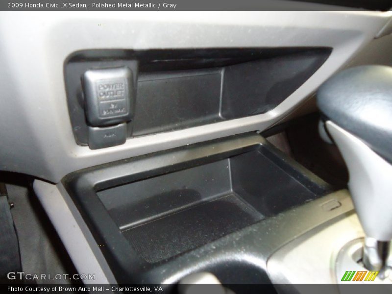 Polished Metal Metallic / Gray 2009 Honda Civic LX Sedan