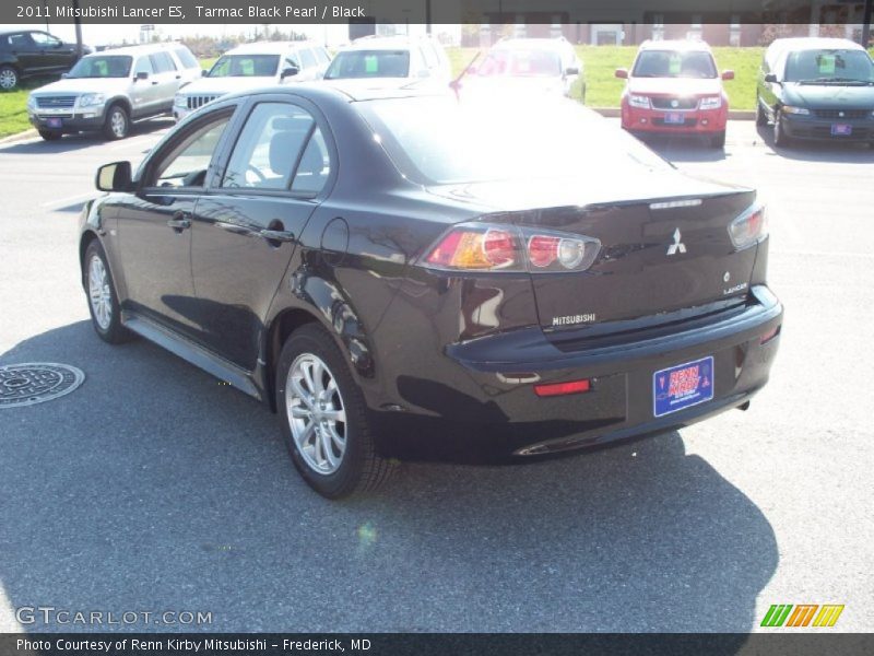 Tarmac Black Pearl / Black 2011 Mitsubishi Lancer ES