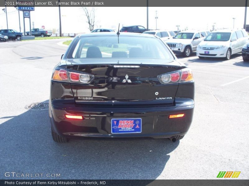 Tarmac Black Pearl / Black 2011 Mitsubishi Lancer ES