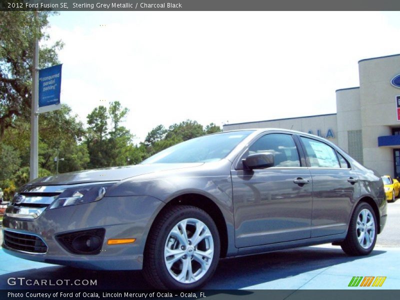 Sterling Grey Metallic / Charcoal Black 2012 Ford Fusion SE