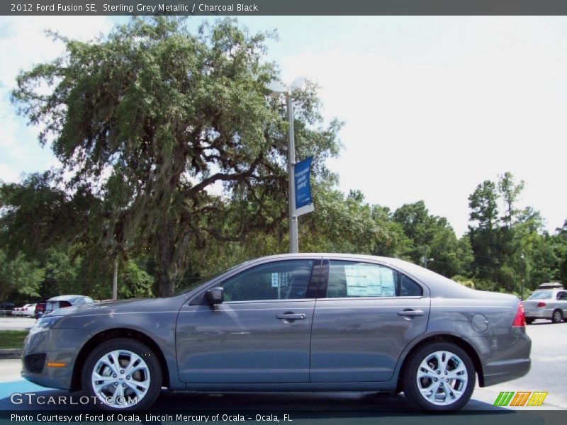 Sterling Grey Metallic / Charcoal Black 2012 Ford Fusion SE