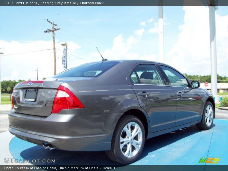 Sterling Grey Metallic / Charcoal Black 2012 Ford Fusion SE
