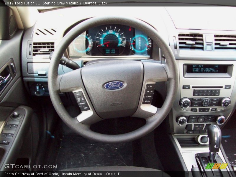 Sterling Grey Metallic / Charcoal Black 2012 Ford Fusion SE