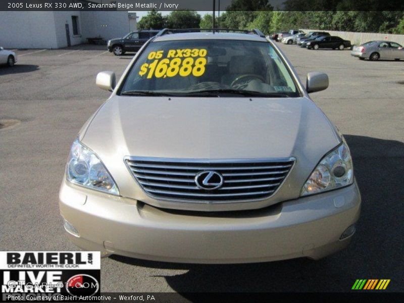 Savannah Beige Metallic / Ivory 2005 Lexus RX 330 AWD