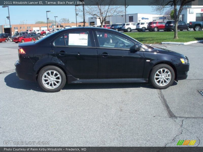 Tarmac Black Pearl / Black 2011 Mitsubishi Lancer ES