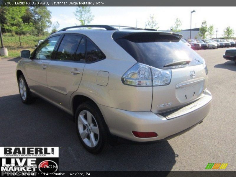 Savannah Beige Metallic / Ivory 2005 Lexus RX 330 AWD