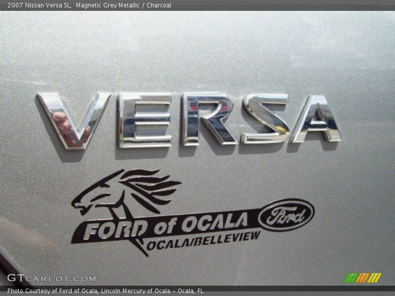 Magnetic Grey Metallic / Charcoal 2007 Nissan Versa SL