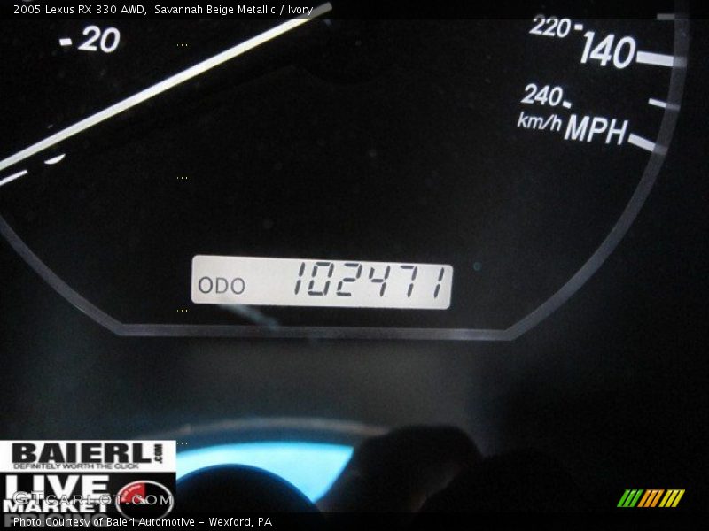 Savannah Beige Metallic / Ivory 2005 Lexus RX 330 AWD