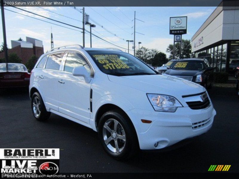 Polar White / Tan 2009 Saturn VUE XR
