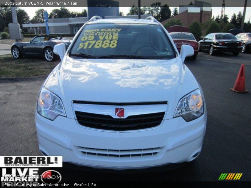 Polar White / Tan 2009 Saturn VUE XR