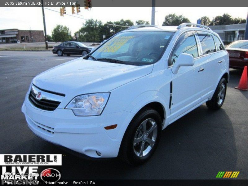 Polar White / Tan 2009 Saturn VUE XR
