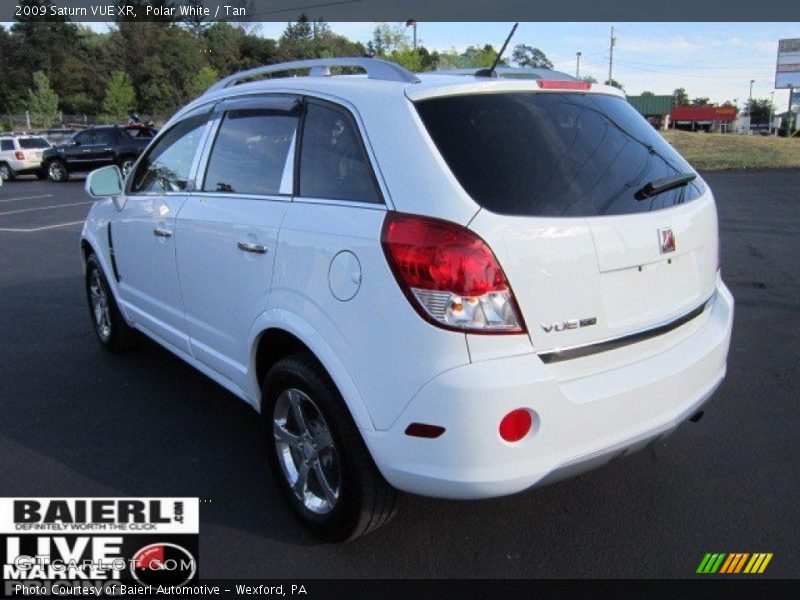 Polar White / Tan 2009 Saturn VUE XR