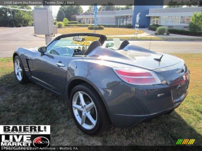 Techno Gray / Black 2008 Saturn Sky Roadster