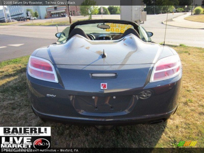 Techno Gray / Black 2008 Saturn Sky Roadster