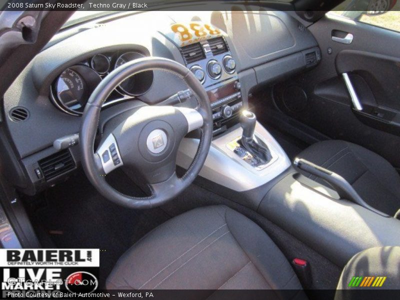 Techno Gray / Black 2008 Saturn Sky Roadster