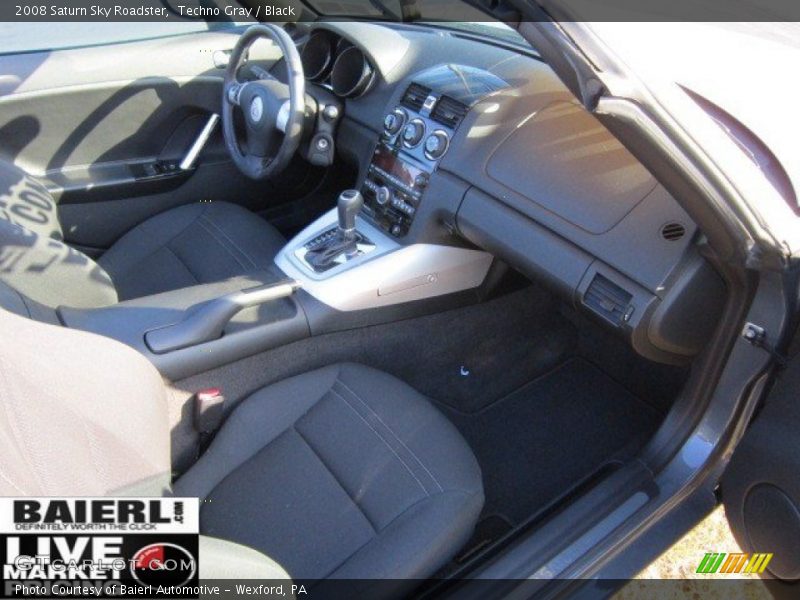Techno Gray / Black 2008 Saturn Sky Roadster