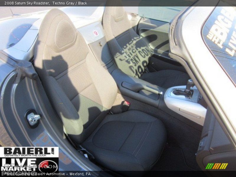 Techno Gray / Black 2008 Saturn Sky Roadster