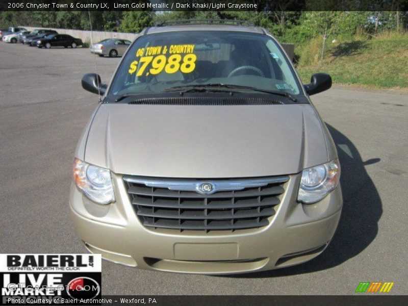 Linen Gold Metallic / Dark Khaki/Light Graystone 2006 Chrysler Town & Country LX